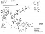 Bosch 0 601 920 142 GBM 9,6 VRL Batt-Oper Drill 9.6 V / GB Spare Parts GBM9,6VRL